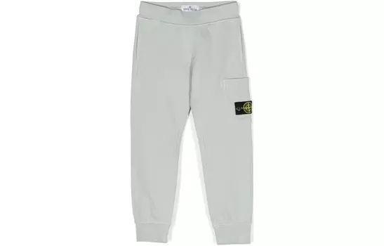 Брюки детские Stone Island, светло-серый