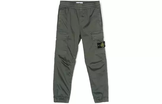Брюки детские Stone Island, зеленый