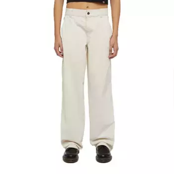 Брюки Dickies Corduroy Carpenter, белый/серый