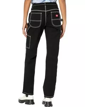 Брюки Dickies Juniors Carpenter Pants Relaxed Fit, черный