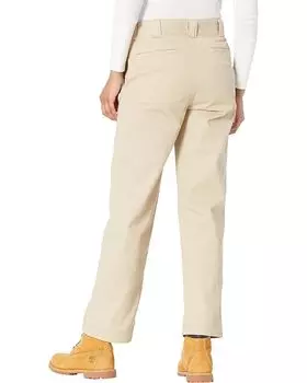 Брюки Dickies Juniors Work Crop Roll Hem Original Twill Relaxed Fit, цвет Khaki 1