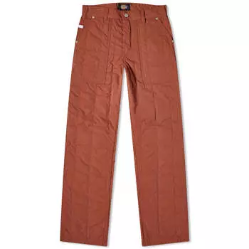 Брюки Dickies Premium Collection Quilted Utility Pant, красное дерево