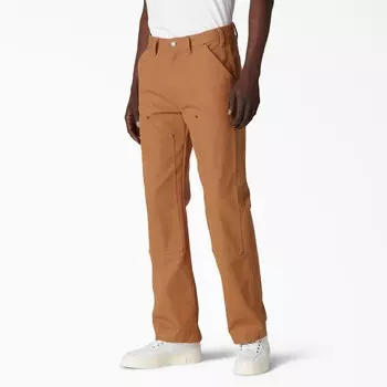 Брюки Dickies с утенком спереди и двойной передней частью, цвет Stonewashed Brown Duck (Sbd)
