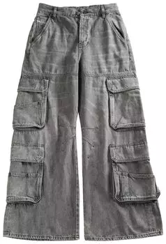Брюки Diesel D-Sire-Cargo-D Pant 'Grey', серый