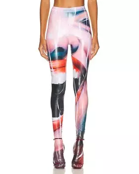 Брюки Diesel Printed Tights, цвет Multi
