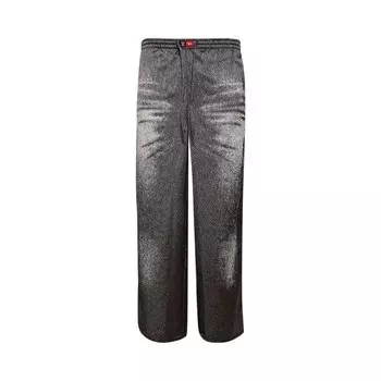 Брюки Diesel x SAVAGE x FENTY Trompe Denim Sleep Pant Black, черный