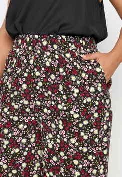 Брюки DITSY FLORAL PRINT WIDE LEG CROPPED Yours Clothing, разноцветный