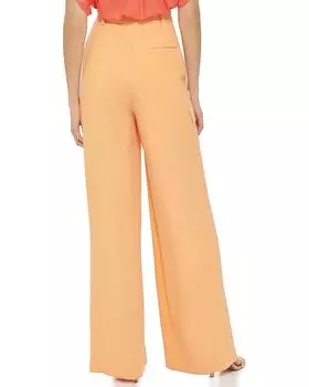 Брюки DKNY Frosted Twill Trousers, цвет Canteloupe