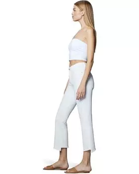 Брюки DL1961 Bridget Boot High-Rise Instasculpt Cropped, цвет Milk