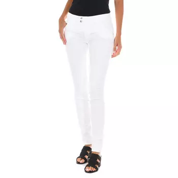 Брюки длинные из эластичной ткани 70dbf0552 o025 Met, белый