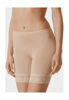 Брюки длинные, кружевные, женские mey, бежевый