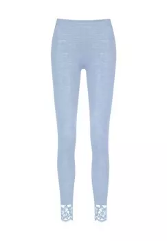 Брюки, длинные, удобный пояс, кружево, женские Mey, цвет 1173 Polar Wind