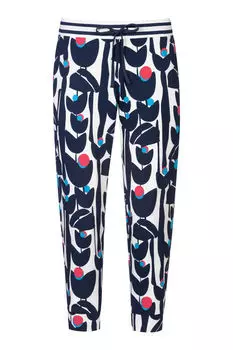 Брюки длиной 3/4 серии flower jungle Mey, синий