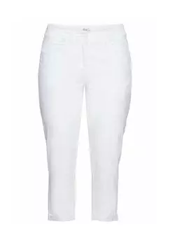 Брюки длиной 7/8 из качественного хлопка стрейч sheego, белый