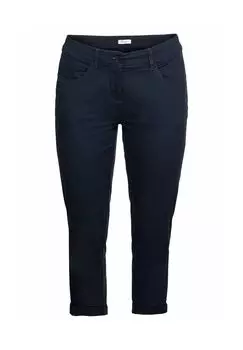 Брюки длиной 7/8 из качественного хлопка стрейч sheego, цвет Marine
