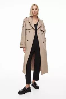 Брюки длиной до щиколотки H&M, черный