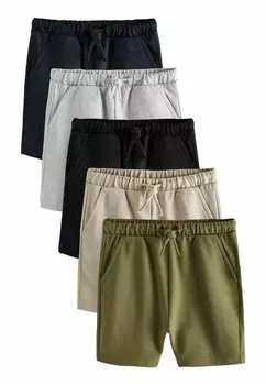 Брюки для бега 5 PACK REGULAR FIT Next, цвет khaki green grey black