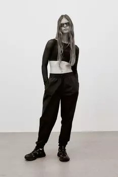 Брюки для бега drymove H&M, черный
