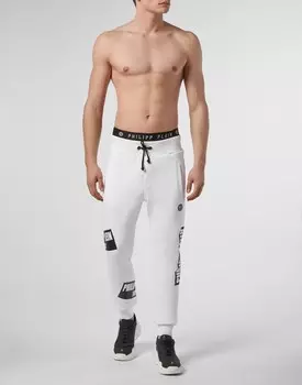Брюки для бега PP1978 Philipp Plein, белый