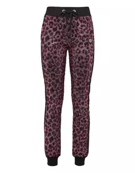 Брюки для бега Розовый рай Philipp Plein, цвет Rose / Pink