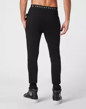 Брюки для бега Teddy Bear Philipp Plein, цвет Black / Red