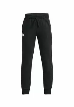 Брюки для бега UNDER ARMOUR FLEECE BOTTOMS UA RIVAL FLEECE JOGGERS, цвет black (001)
