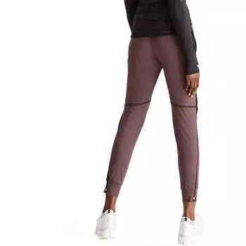 Брюки для бега женские On Running, цвет Grape/Black