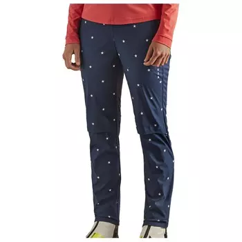 Брюки для беговых лыж Maloja Women's RobinieM Printed, цвет Midnight Stars