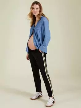 Брюки для беременных фейри Isabella Oliver, цвет Caviar Black/Olive