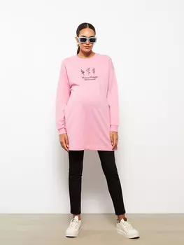 Брюки для беременных из однотонного габардина со вставками на животе LC Waikiki Maternity