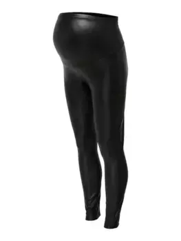 Брюки для беременных ONLY MERNITY "OLMCOOL COATED LEGGING JRS NOOS" Only Maternity, черный