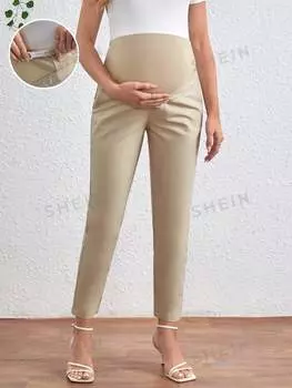 Брюки для беременных Shein с регулируемой талией, хаки