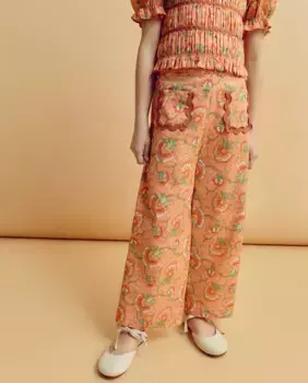 Брюки для девочек с принтом и карманом Coconut El Corte Ingls, красный