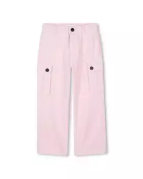 Брюки для девочки из розового хлопка Marc Jacobs, цвет Rosa