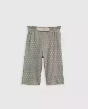 Брюки для девочки с эластичным поясом цвета хаки IKKS, цвет Caqui