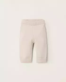 Брюки для девочки светло-серого цвета Zippy