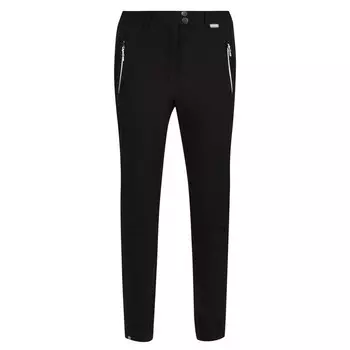 Брюки для горного туризма женские, черные REGATTA, цвет negro