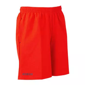 Брюки для хоккея на траве FH500 детские для мальчиков красные KOROK, цвет rot