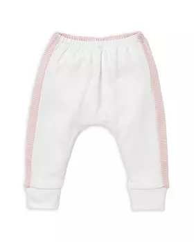 Брюки для йоги унисекс с цветными полосками MORI — для малышей и маленьких детей, розовый