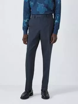 Брюки для костюма из полушерстяной ткани leo slim fit Kin, цвет Airforce Blue