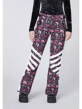 Брюки для лыж и сноуборда Chiemsee, цвет schwarz/pink