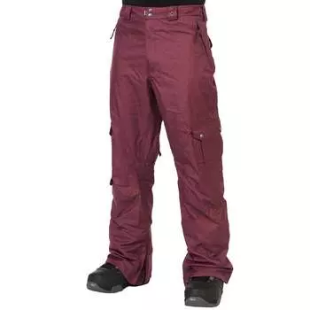 Брюки для лыж/сноуборда мужские - CARTEL бордовый меланж Light Board Corp, цвет rot