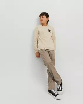 Брюки для мальчика Jack & Jones, бежевый