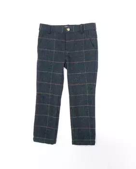 Брюки для мальчика в синюю клетку Fina Ejerique, синий