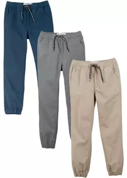 Брюки для мальчиков с манжетами (3 шт в упаковке) John Baner Jeanswear, синий