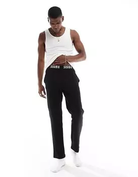 Брюки для отдыха черного цвета Jack & Jones