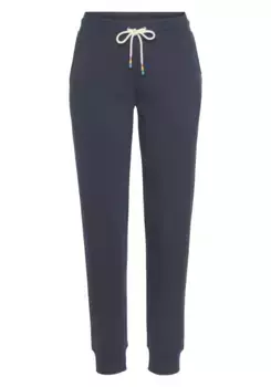 Брюки для отдыха LASCANA "Pride" с радужной этикеткой, синий