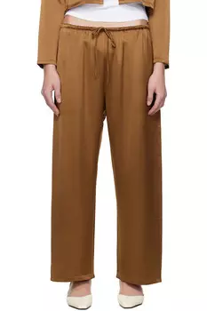 Брюки для отдыха с завязками и укороченным низом Barb Leset, цвет henna