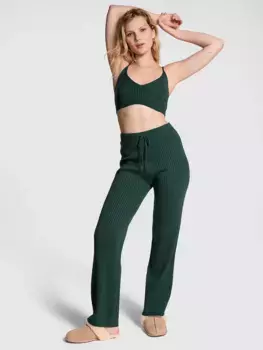 Брюки для отдыха в рубчик Pink, цвет Deep Forest