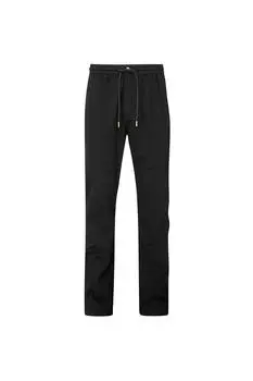 Брюки для отдыха в стиле регби, 29 дюймов (74 см) по внутренней стороне штанин Cotton Traders, черный